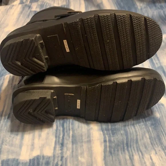 Rare Hunter Original Biker Boot Short Black 6M/7F. Eur38 - Picture 6 of 12